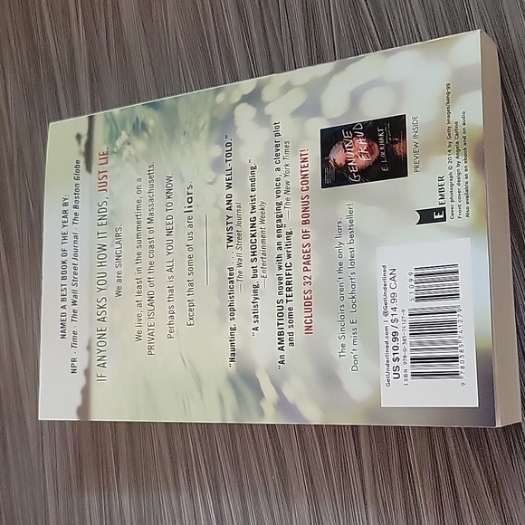 We Were Liars book by E. Lockhart - Picture 2 of 5